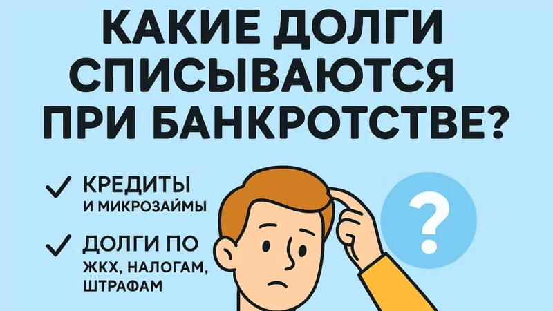Юрист Мнацаканов Роберт Юрьевич объясняет: Какие долги списываются в банкротстве граждан