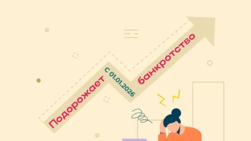 С января 2026г банкротство в России подорожает