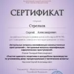 Сертификат 5 - Стрелков Сергей Александрович