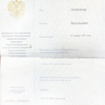 Диплом магистр - Чайковский Александр Васильевич