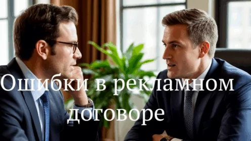 Частые ошибки в договорах об оказании рекламных услуг