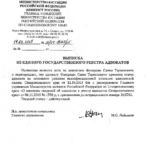 Выписка из реестра - Фахириди Савва Тариелович