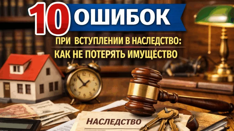 Адвокат Андреещев Денис Валерьевич объясняет: 10 ошибок при вступлении в наследство: как не потерять имущество