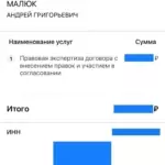 Чек 2 - Малюк Андрей Григорьевич