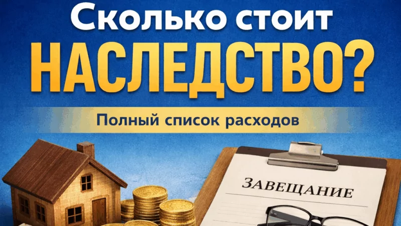Адвокат Андреещев Денис Валерьевич объясняет: Сколько стоит вступить в наследство
