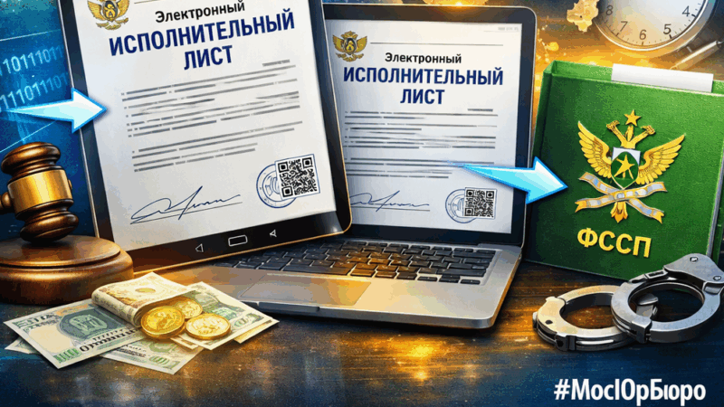 Юрист Московец Василий Викторович объясняет: Электронные исполнительные листы: быстро, удобно, эффективно