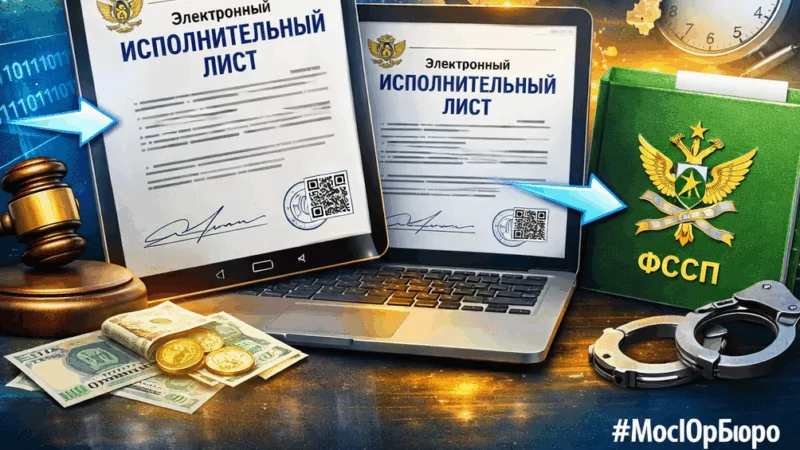 Юрист Московец Василий Викторович объясняет: Электронные исполнительные листы: быстро, удобно, эффективно