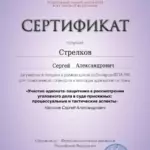 Сертификат 7 - Стрелков Сергей Александрович