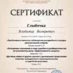 Оглашение показаний 03.02.2023 - Глыбочка Владимир Валерьевич