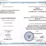 Удостоверение 2 - Догадаев Виталий Сергеевич