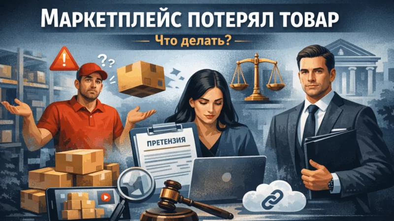 Юрист Потапов Никита Андреевич объясняет: Маркетплейс потерял товар. Что делать