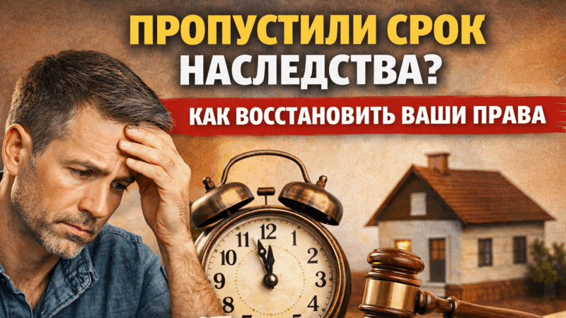 Адвокат Андреещев Денис Валерьевич объясняет: Не обратились к нотариусу вовремя? Как спасти наследство
