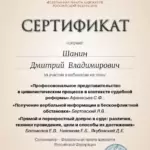 повышение квалификации 12 - Шанин Дмитрий Владимирович
