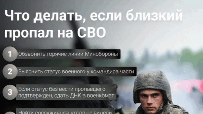 Адвокат Круть Виктор Викторович объясняет: Пропал безвести . СВО. Что делать