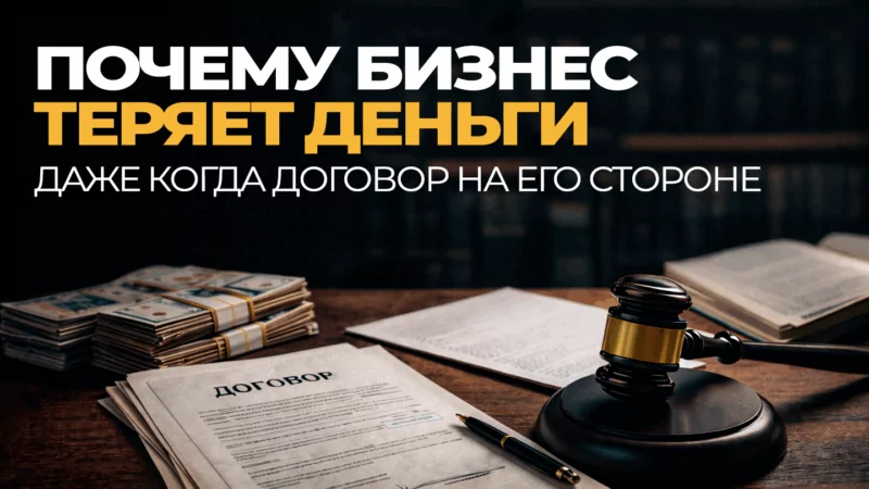 Юрист Воропаев Дмитрий Александрович объясняет: Почему бизнес теряет деньги, даже когда договор на его стороне