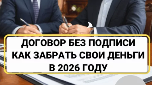 Договор без подписи – не значит, что нет долга. Как забрать свои деньги в 2026 году
