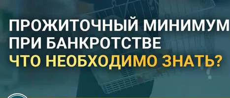 Прожиточный минимум в банкротстве