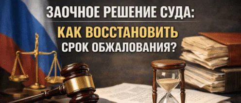 Заочное решение суда: как восстановить срок обжалования