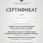 Сертификат 3 - Петрухина Светлана Александровна