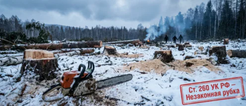 Вырубка деревьев