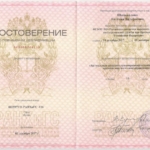 Удостоверение - Воронович Евгения Валерьевна