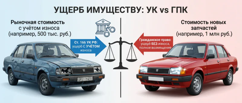 Адвокат Алексеенко Анатолий Владимирович объясняет: Ущерб автомобилю: считать с износом или без износа