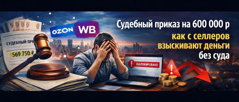 Юрист Коломеец Игорь Владимирович объясняет: 74 дела по регионам: как работает схема приказных взысканий с Селлеров WB и Ozon