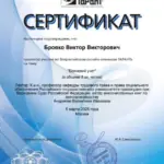 Сертификат 14 - Бровко Виктор Викторович