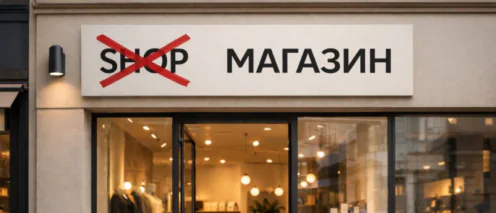 Использование иностранных слов в рекламе и на вывесках марта 2026 года: что изменилось для бизнеса