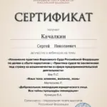 сертификат Качалкин 17.03.26 2 - Качалкин Сергей Николаевич