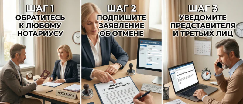 Адвокат Злобина Ирина Петровна объясняет: Как отозвать нотариальную доверенность: порядок, сроки и важные нюансы