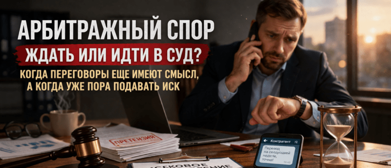 Юрист Беляев Игорь Дмитриевич объясняет: С чего начинается арбитражный спор: когда пора идти в суд, а когда еще можно решить вопрос без иска