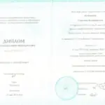 Диплом - Кульмичева Светлана Владимировна