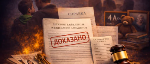 Алименты с родителя, живущего отдельно