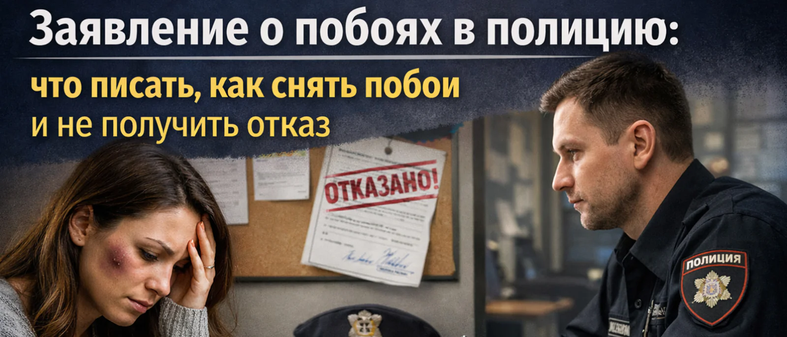 Юрист Шевчук Максим Юрьевич объясняет: Заявление о побоях в полицию: как снять побои, зафиксировать доказательства и избежать отказа