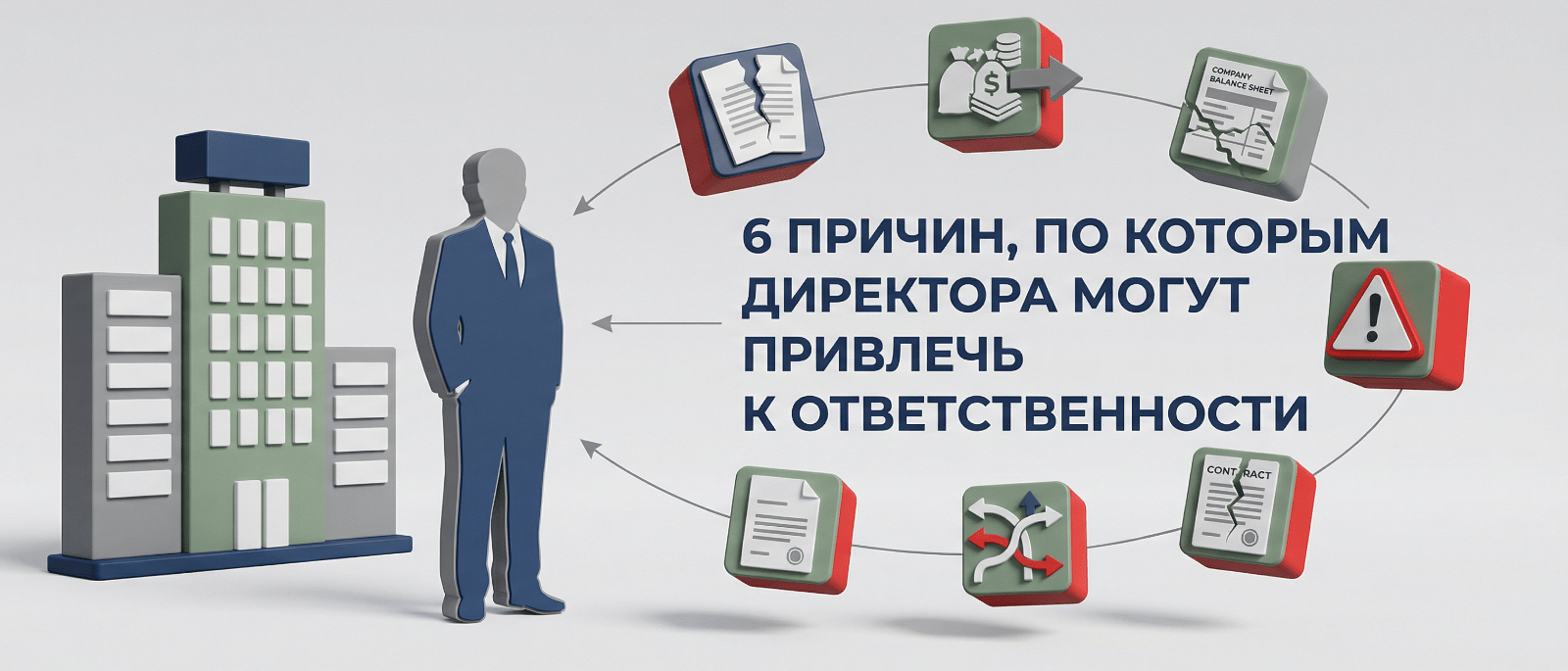 Юрист Немков Николай Владимирович объясняет: 6 причин, по которым бывшего директора могут привлечь к субсидиарной ответственности