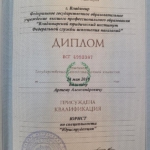 Диплом: Владимирский юридический институт Федеральной службы исполнения наказаний, 2010 — Баланин А.А.