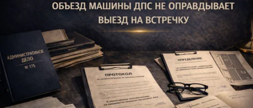 Верховный Суд: объезд автомобиля, остановленного инспектором, не оправдывает выезд на встречную