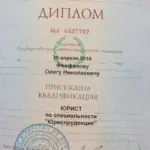 Диплом - Феофанов Олег Николаевич