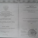 Диплом - Казакова Ксения Александровна