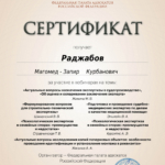 2 Актуальные вопросы назначения экспертизы - Раджабов Магомед Запир Курбанович