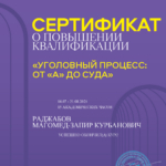 8 Уголовный процесс от а до суда ч1 - Раджабов Магомед Запир Курбанович