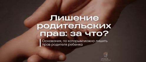 За что могут лишить родительских прав