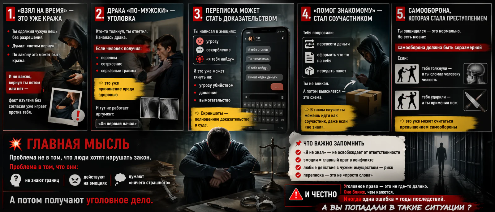 Адвокат Джафаров Эмин Аскер Оглы объясняет: Ты можешь стать преступником, даже не понимая этого: 5 ситуаций, которые ломают жизнь