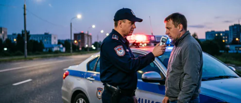 Освидетельствование водителя на состояние опьянения