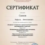 Сертификат - Саяхов Рафаэль Вячеславович