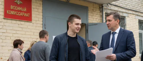 Сопровождение в военкомате