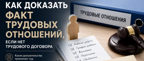 Как доказать факт трудовых отношений, если нет трудового договора