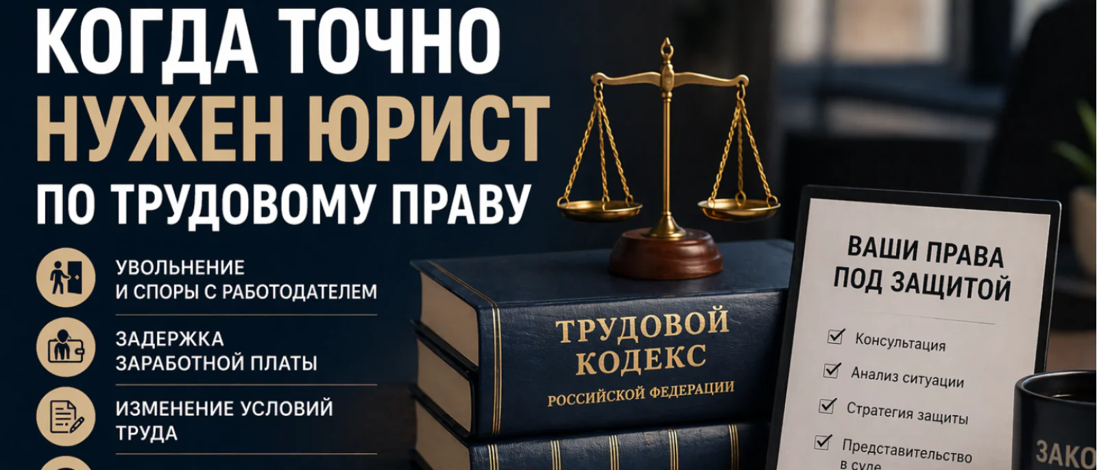 Юрист Колесникова Наталья Петровна объясняет: Когда точно нужен юрист по трудовому праву