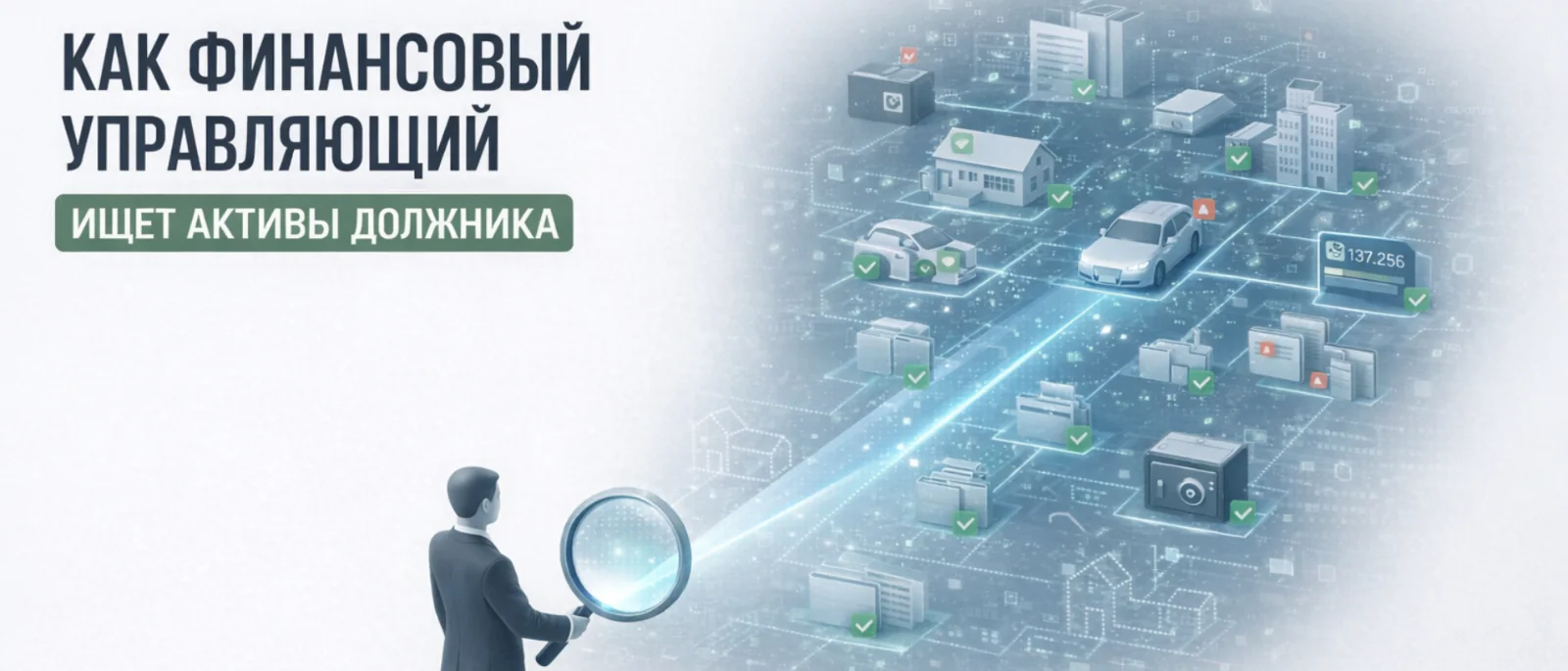 Юрист Немков Николай Владимирович объясняет: Как финансовый управляющий ищет активы должника